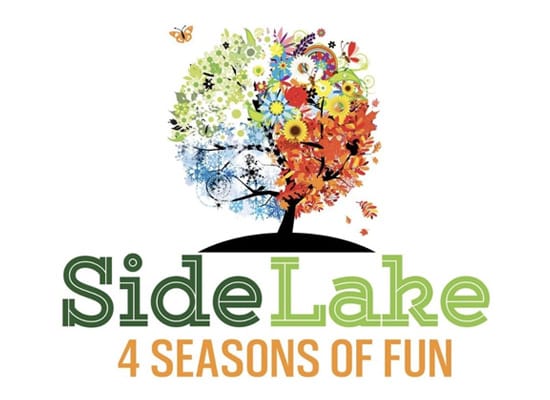 Image of Side Lake 4 Seasons of Fun. Links to Events