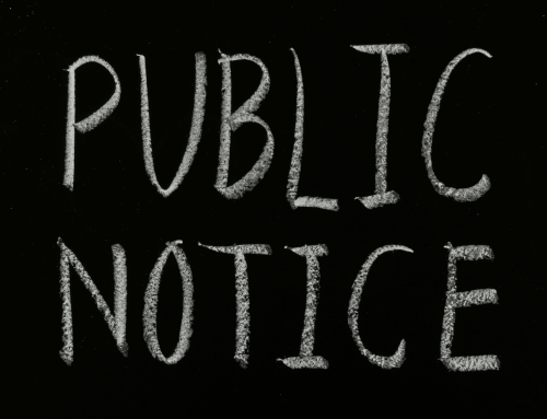 Notice to the Public Re: Property Classification